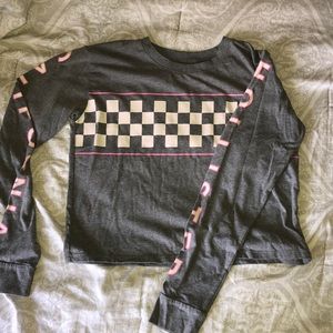 XS hollister long sleeve cropped tee